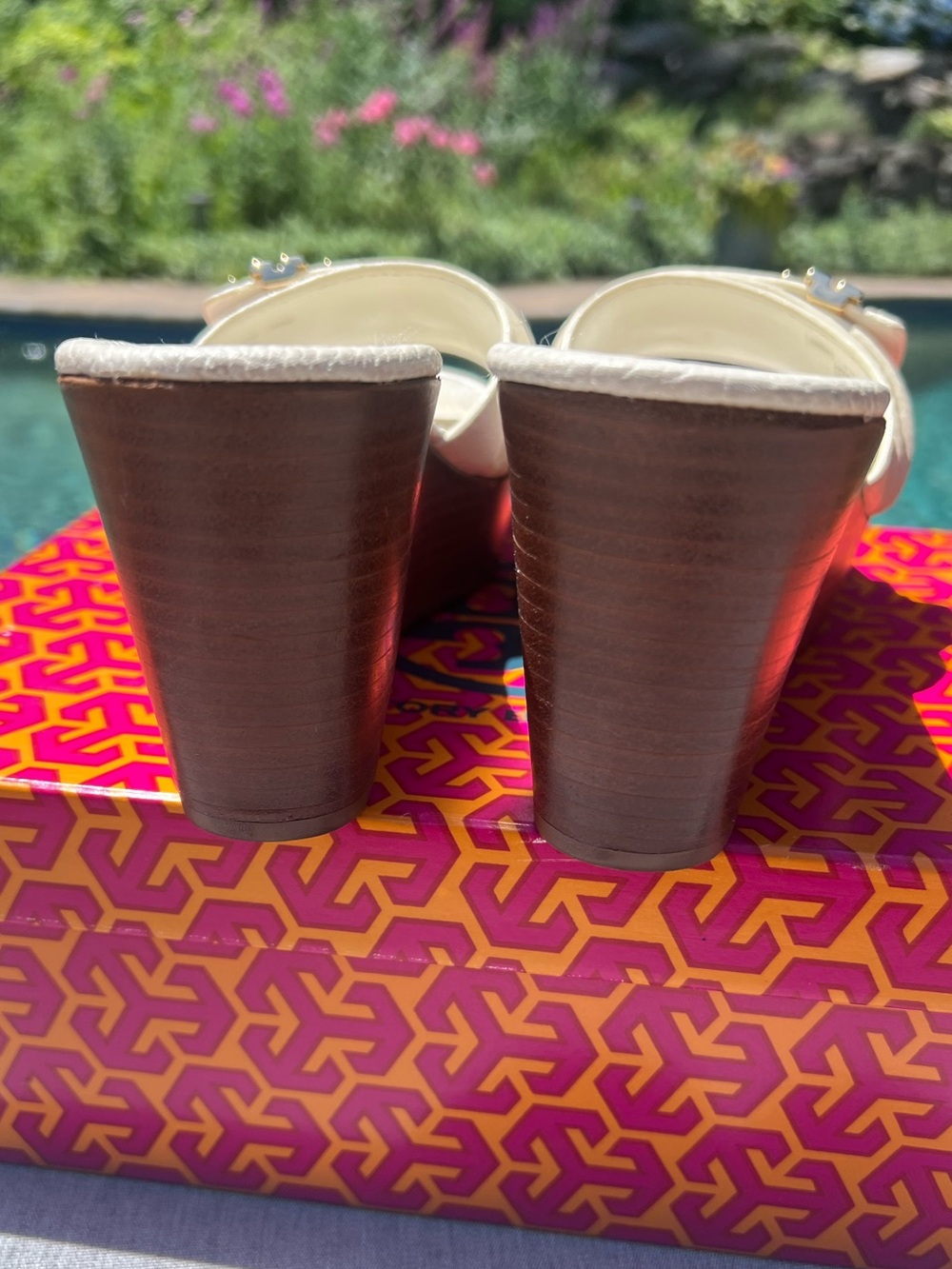 Tory Burch Elina Platform Sandal Size 9 - Picture 5 of 16